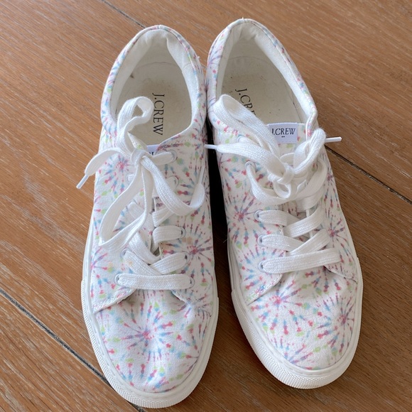 J Crew Road Trip Tye Dye Sneakers - Picture 2 of 7